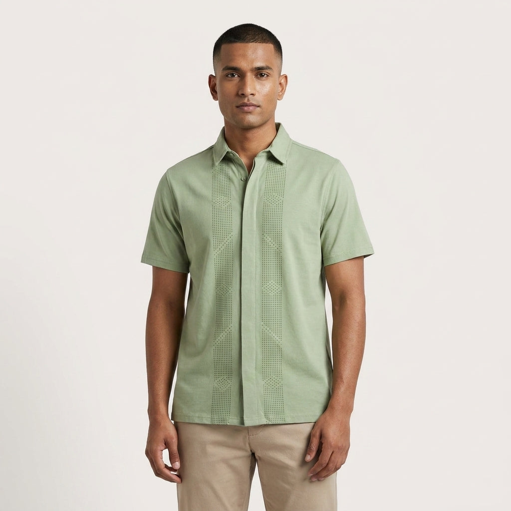 INNER  LINES Basic Collar Polo T-Shirt  AT ACT MALL
