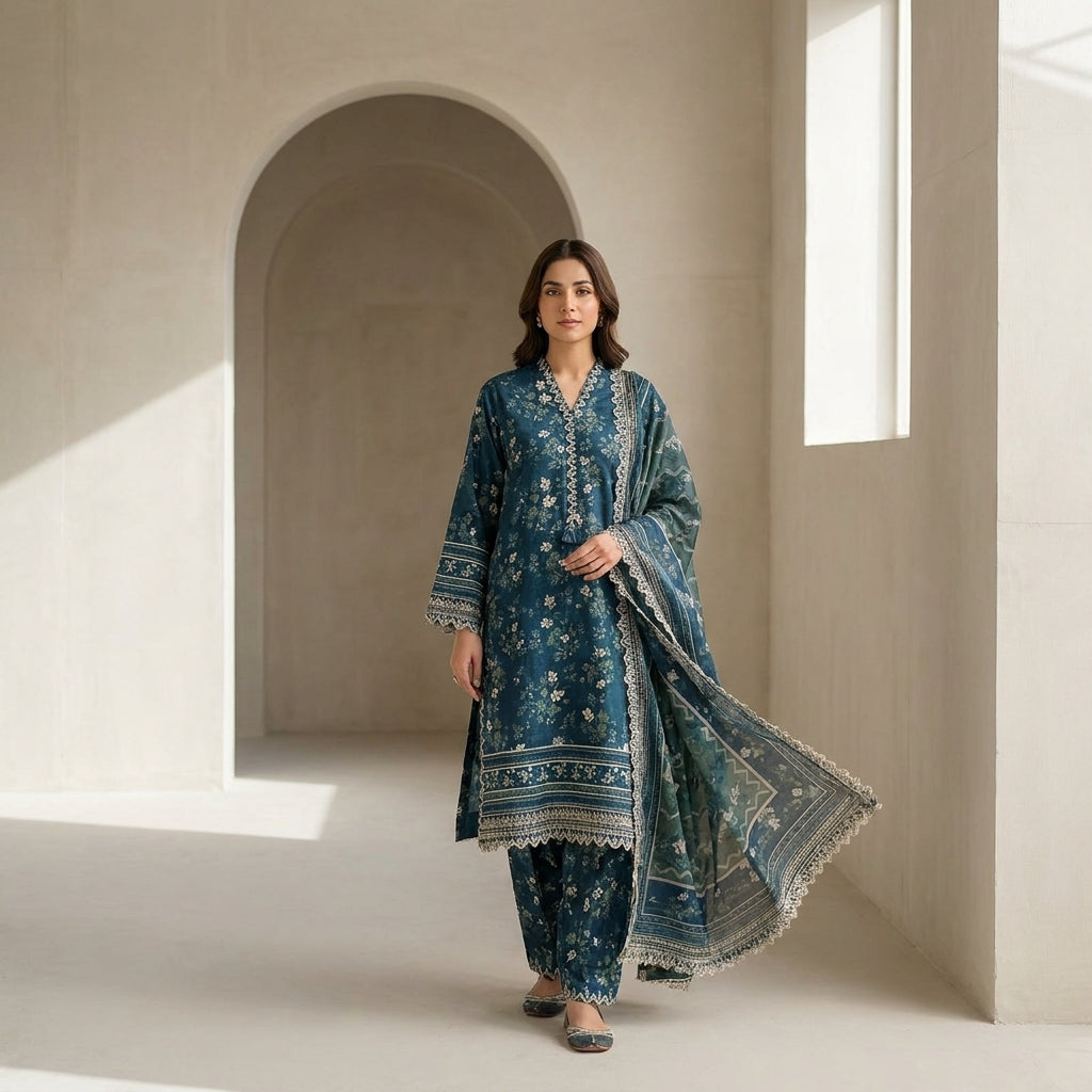 Embroidered Bin Saeed   Stitched Collection  ACT131