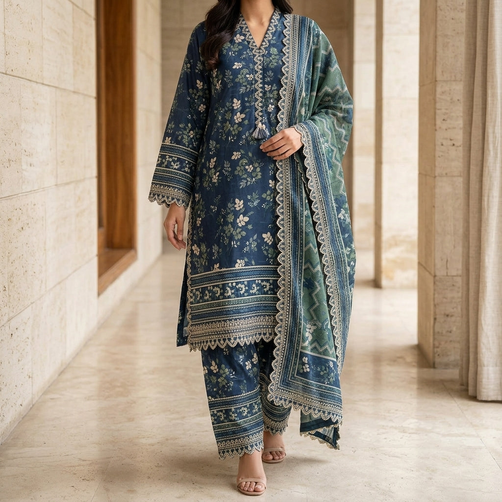 Embroidered Bin Saeed   Stitched Collection  ACT131