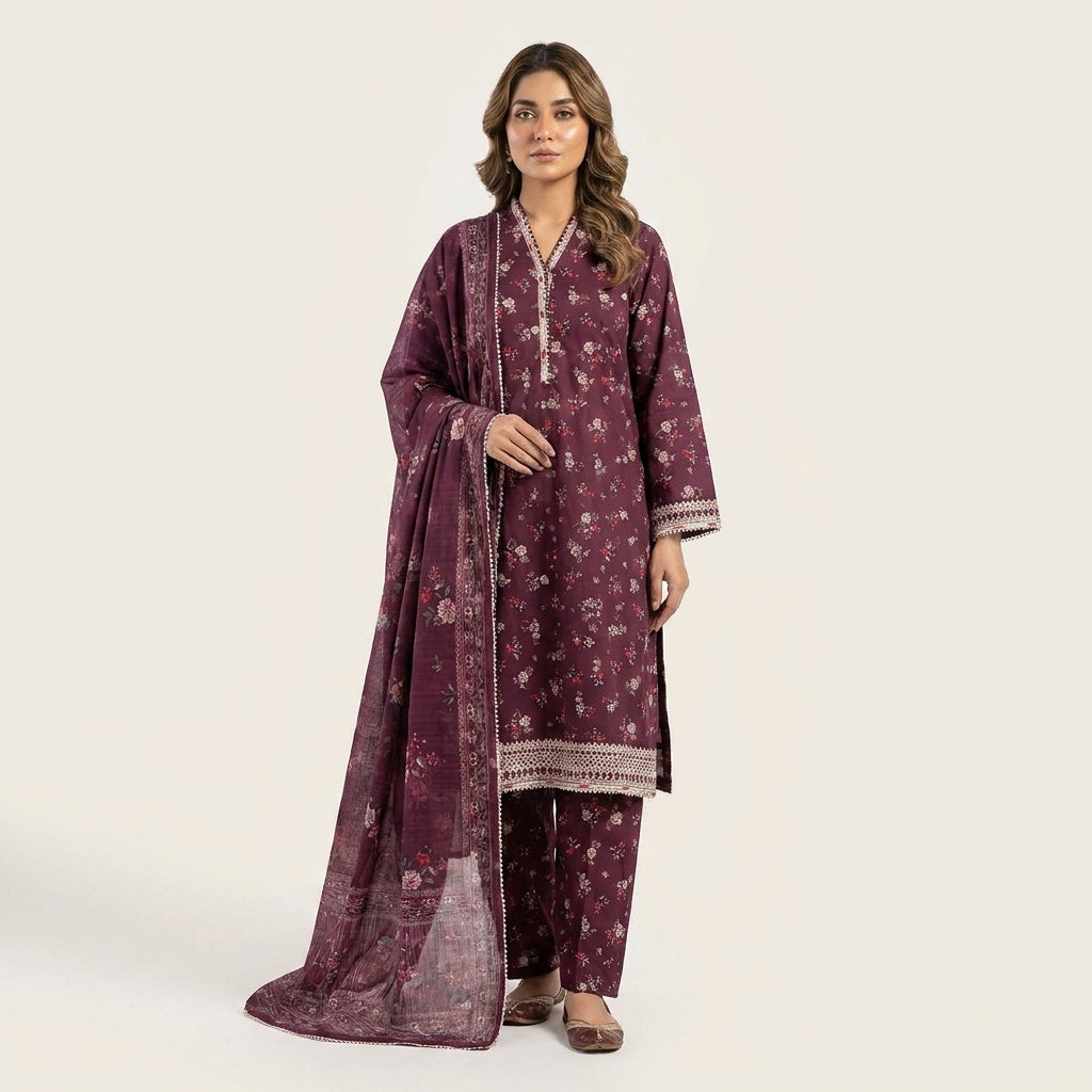 Embroidered Bin Saeed   Stitched Collection  ACT134