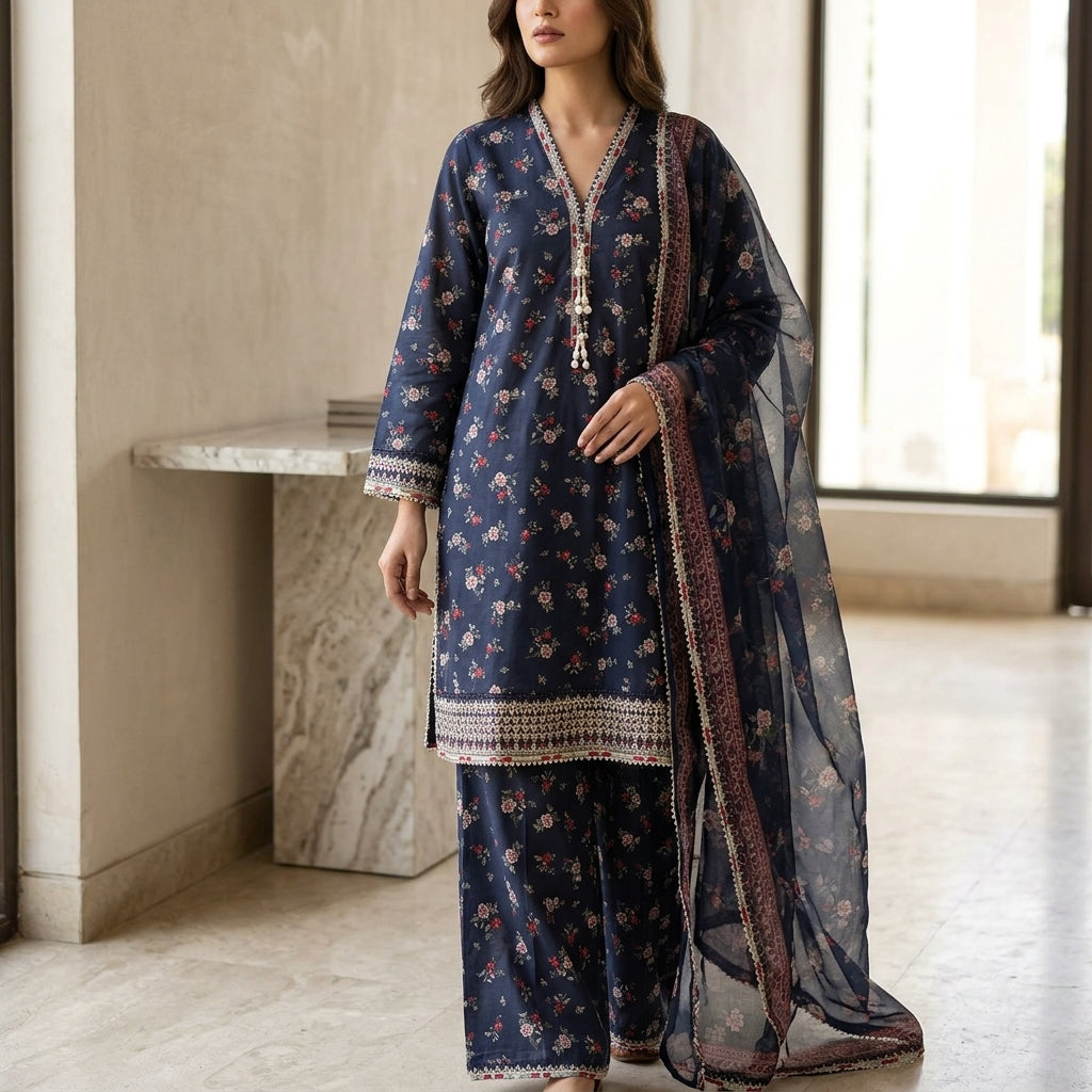 Embroidered Bin Saeed   Stitched Collection  ACT130