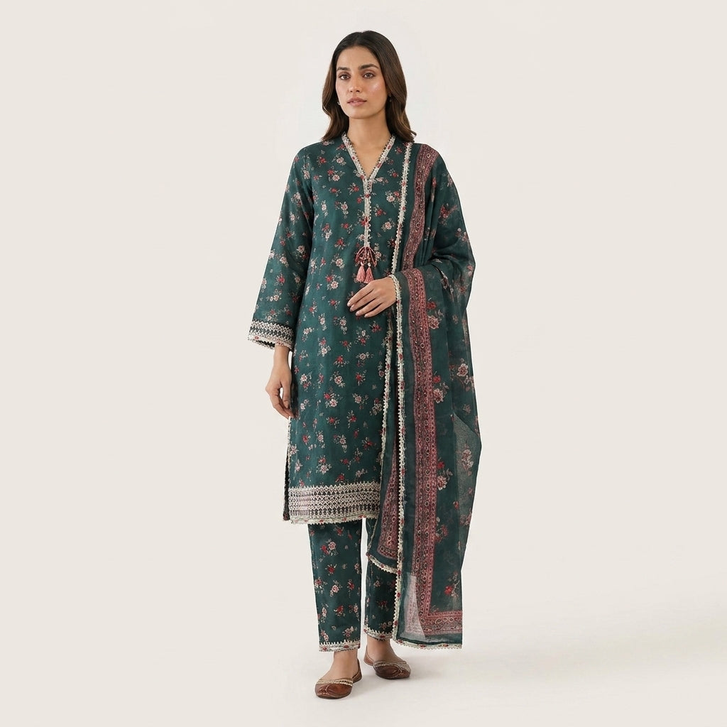 Embroidered Bin Saeed   Stitched Collection  ACT133
