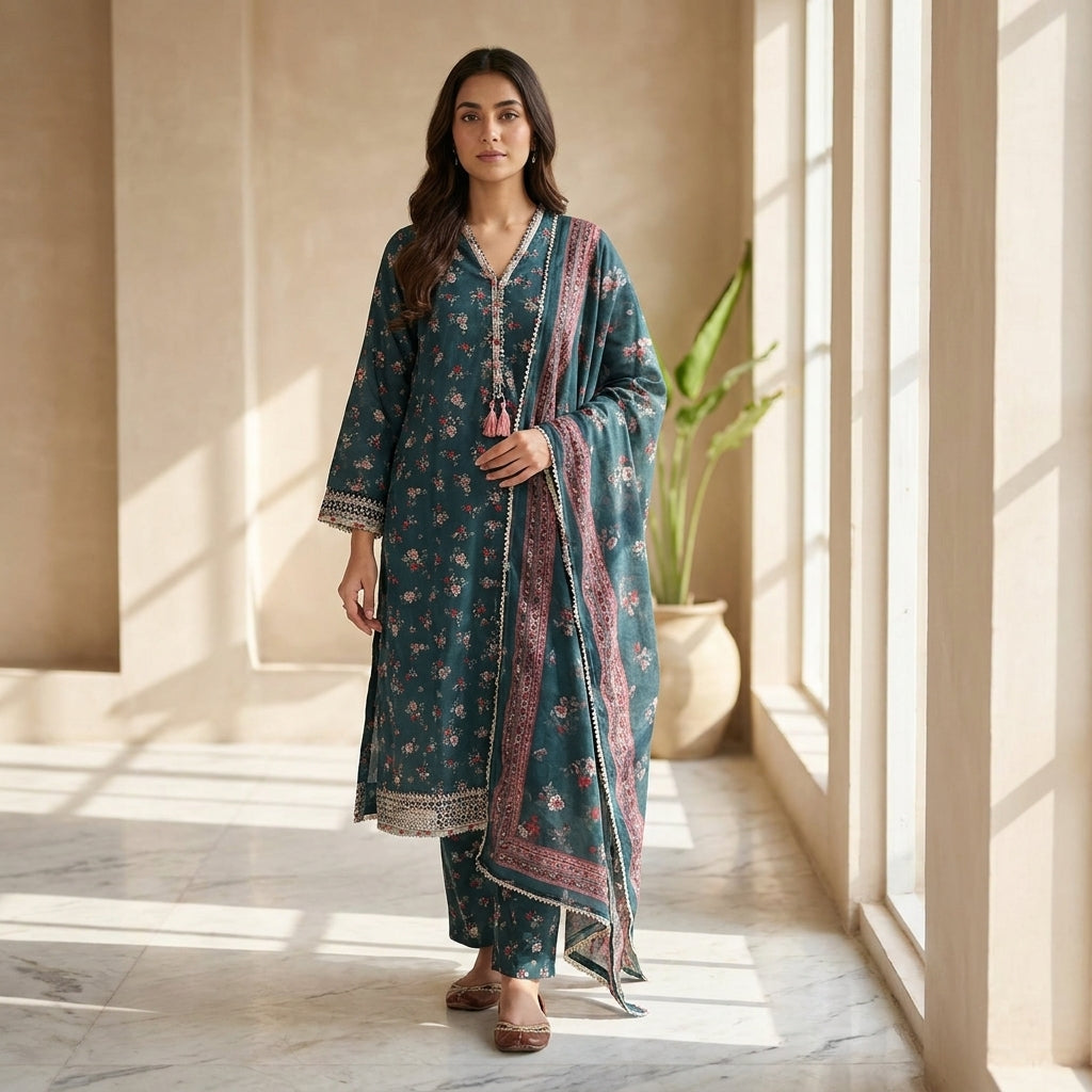 Embroidered Bin Saeed   Stitched Collection  ACT133
