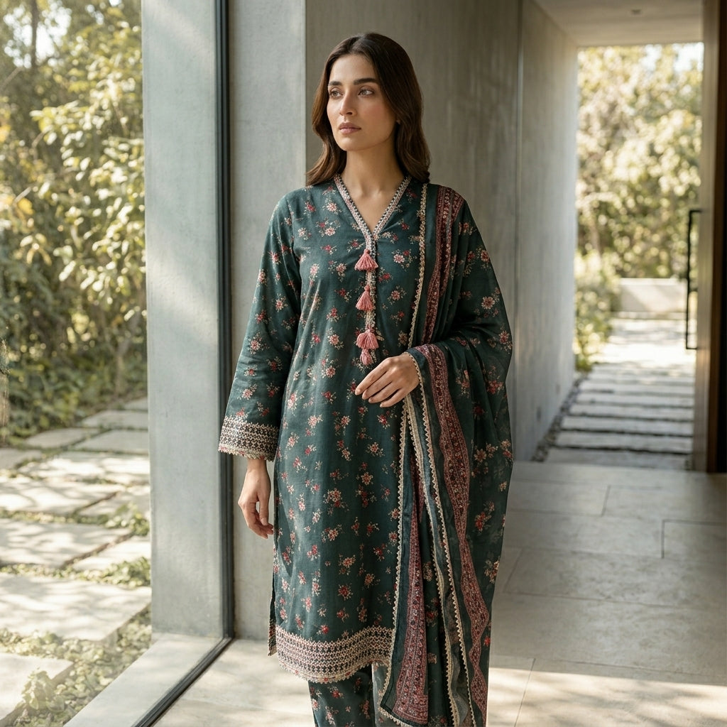 Embroidered Bin Saeed   Stitched Collection  ACT133