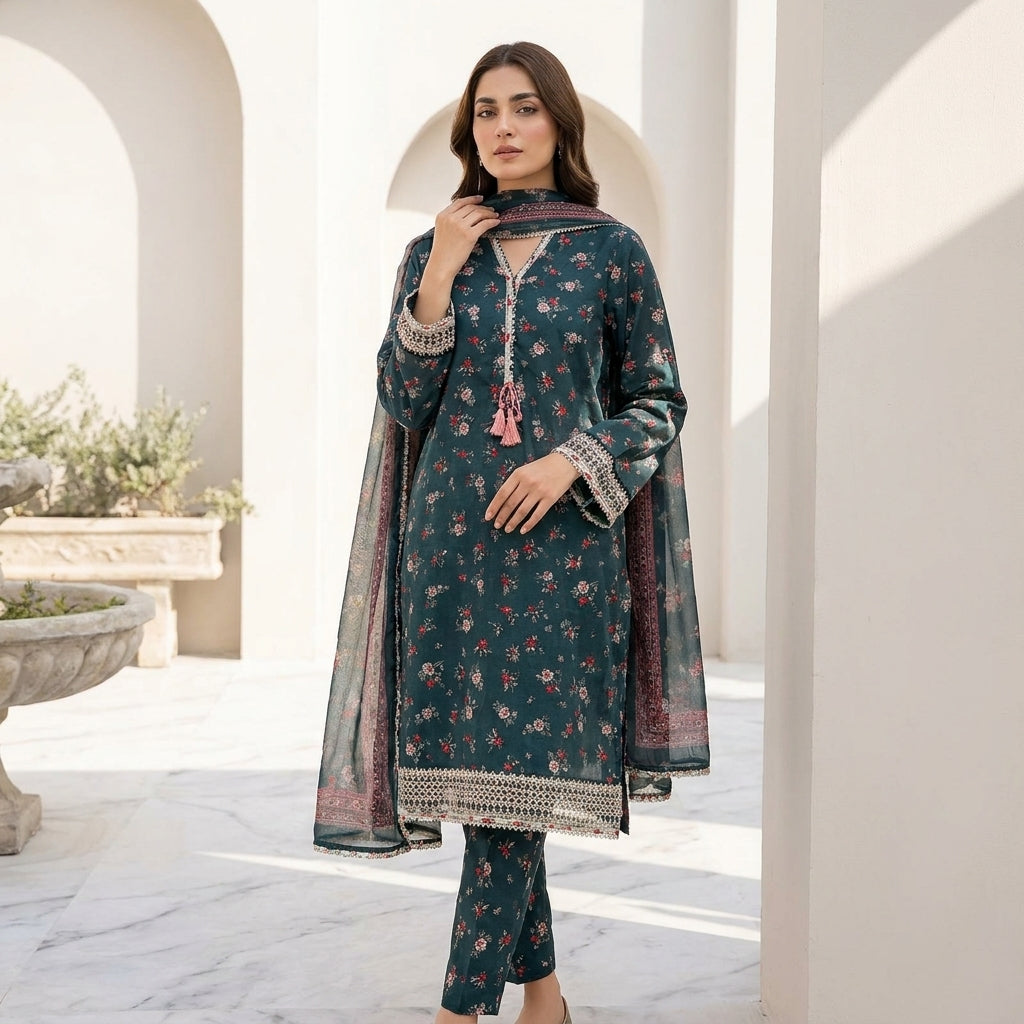 Embroidered Bin Saeed   Stitched Collection  ACT133