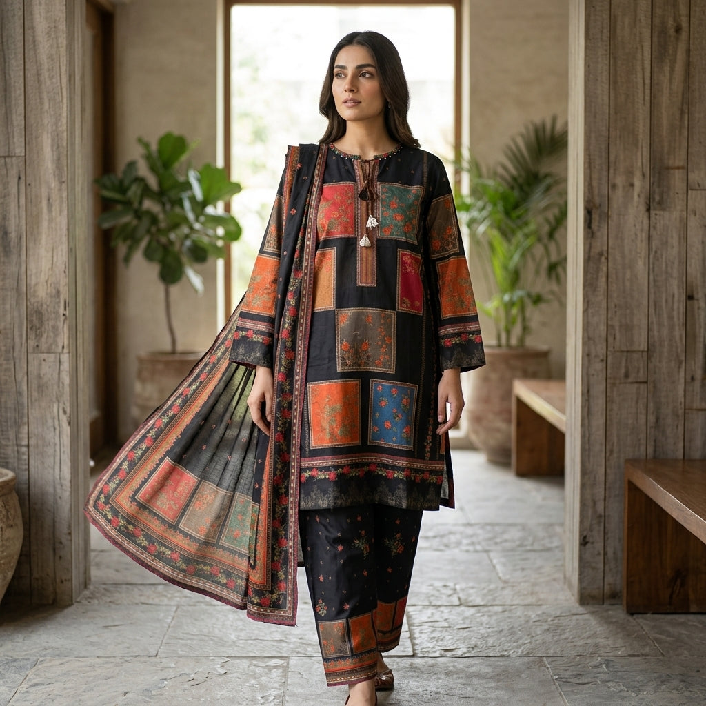 Bin Saeed Stitched Collection – at ACT MALL ACT128